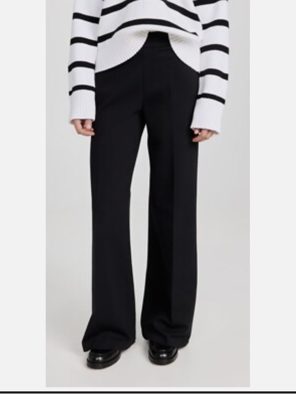 Spanx The Pant Wide Leg 20385Q‎ Black Large Petite